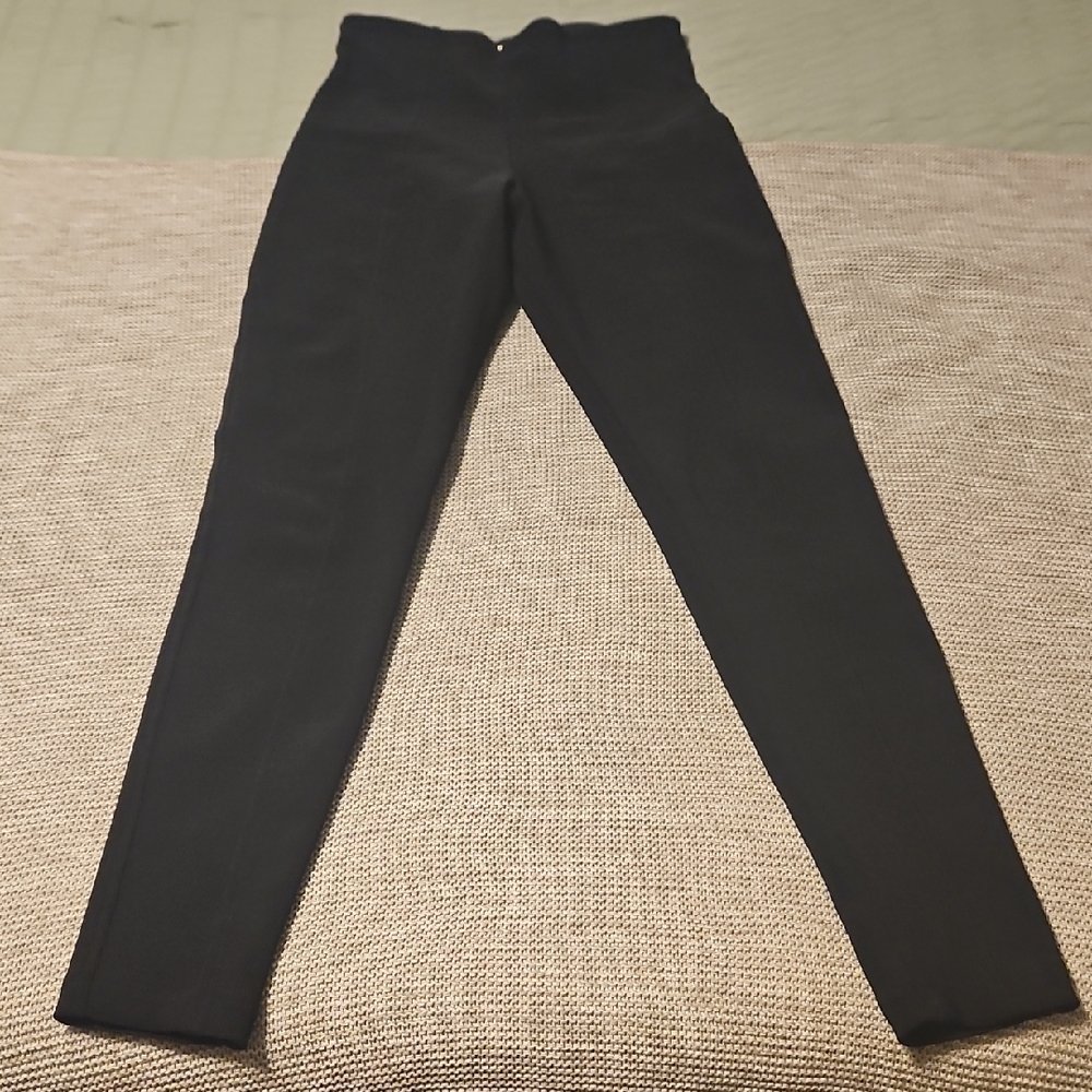 Equestrian High Waisted Black Pants.